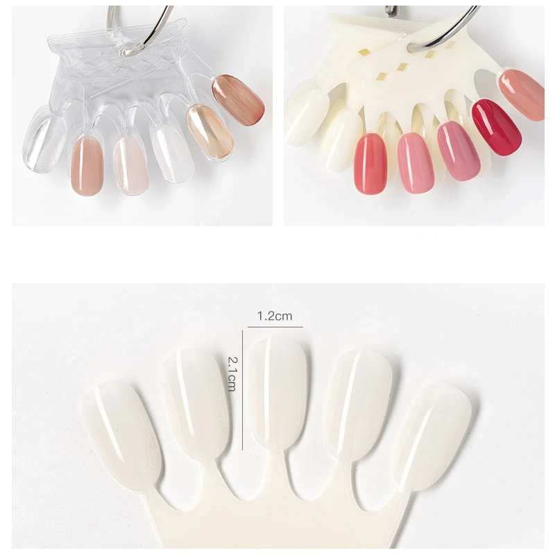 Nail Art Oval - 50pcs/pack Crown Shape False Tips Nail