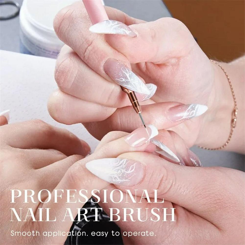 5PCS Nail Art Liner Brush Set  - đánh giá và giá Nail Gel Polish Set