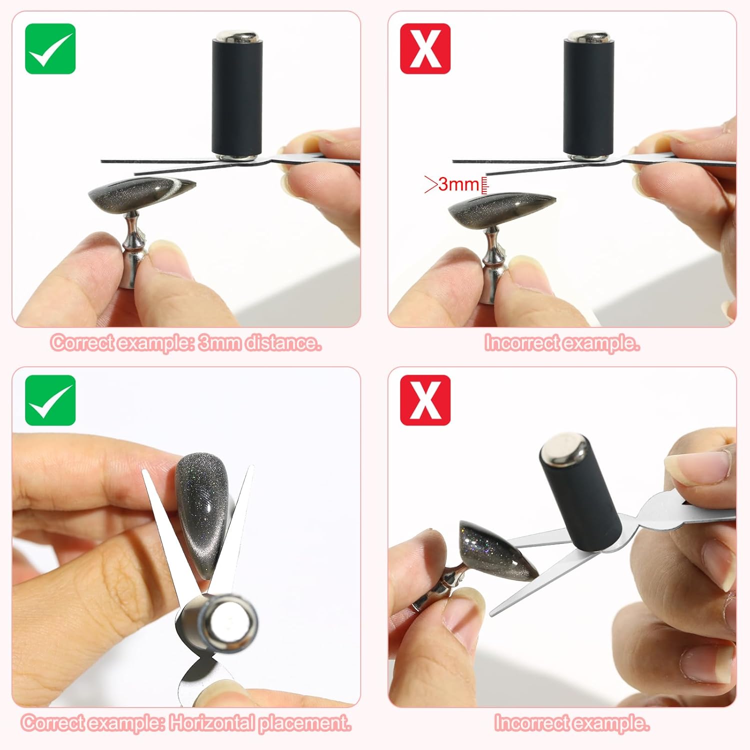 3D Cat Eye Magnet Double Heade - đánh giá và giá Nail Gel Polish Set