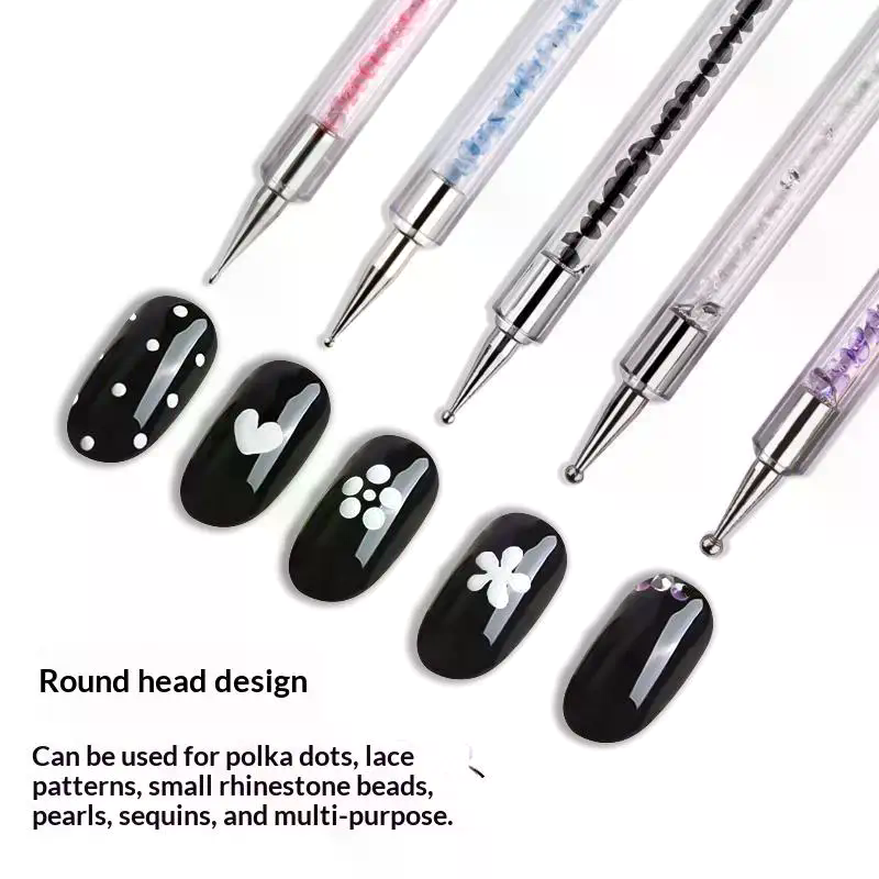 5Pcs Rhinestone Picker Stripe  - đánh giá và giá Nail Art Painting