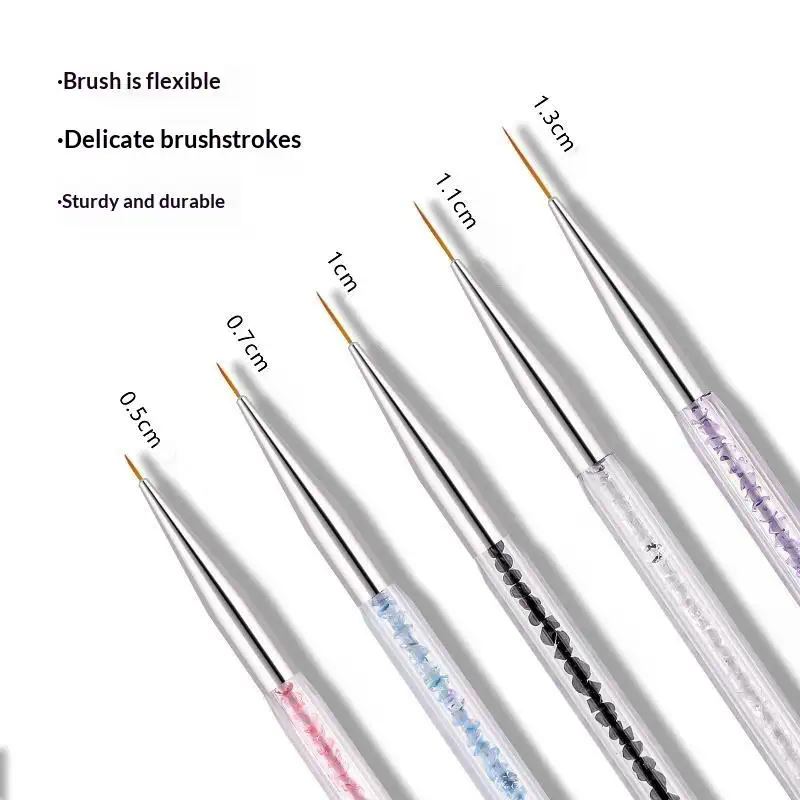 5Pcs Rhinestone Picker Stripe  - đánh giá và giá Nail Art Painting