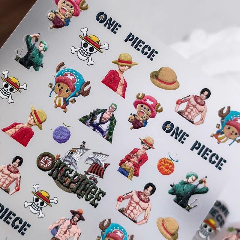 New One Piece Monkey· D·Luffy  - đánh giá và giá Nail Art Zoro One Piece