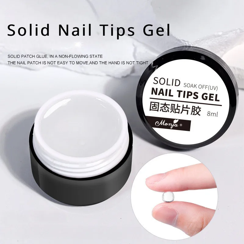 3pcs/set Solid Nail Tips Gel S - đánh giá và giá Nail Gel Polish Set