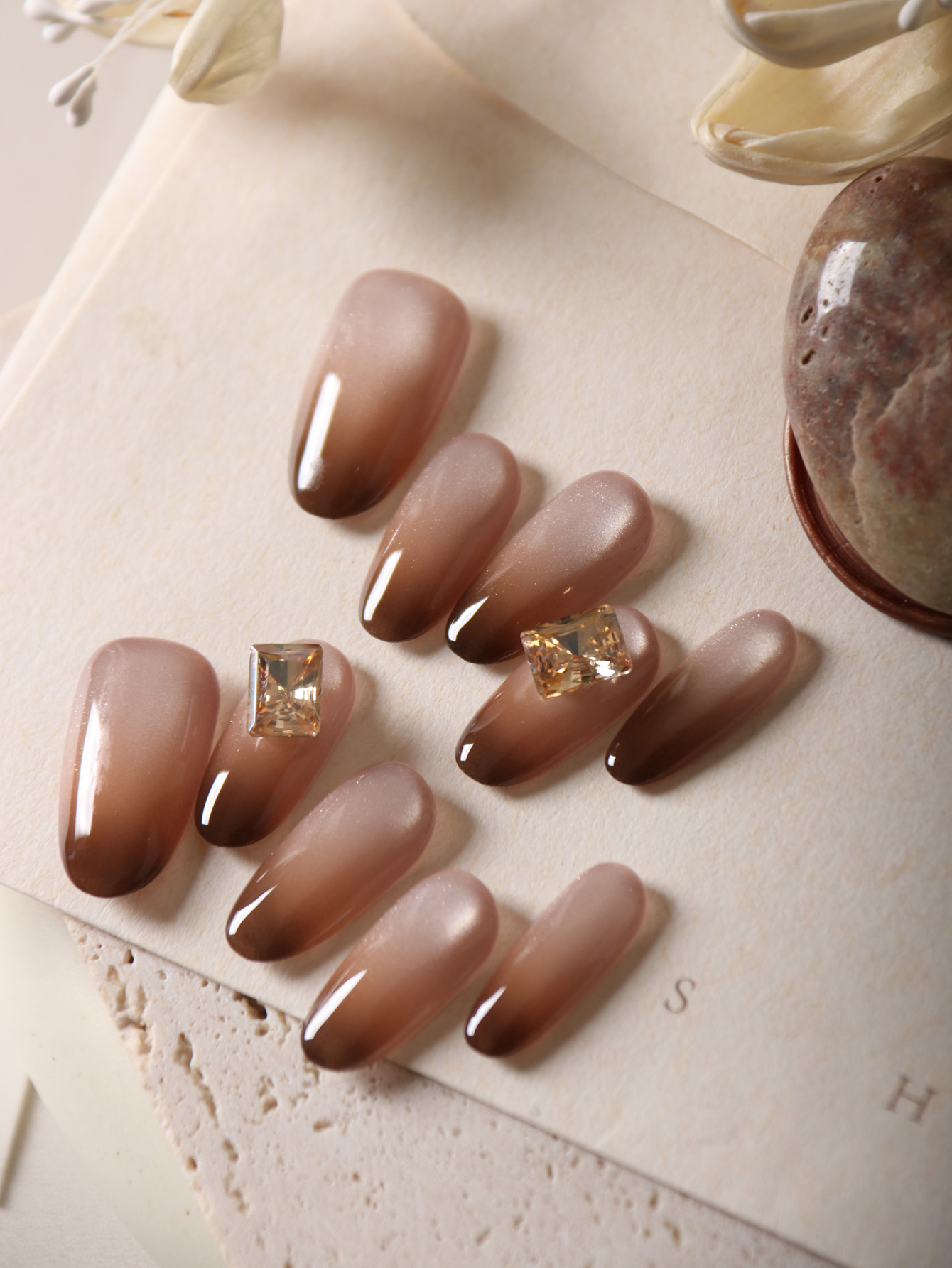 10Pcs Acrylic Press on Nails B - đánh giá và giá Nail Adhesive Tab