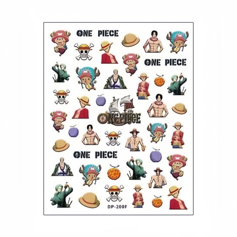 One Piece Luffy Zoro Chopper A - đánh giá và giá Nail Art Zoro One Piece