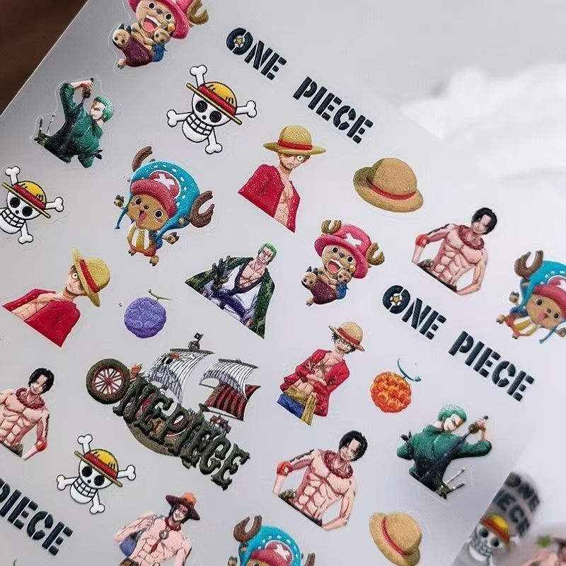 One Piece Luffy Zoro Chopper A - đánh giá và giá Nail Art Zoro One Piece