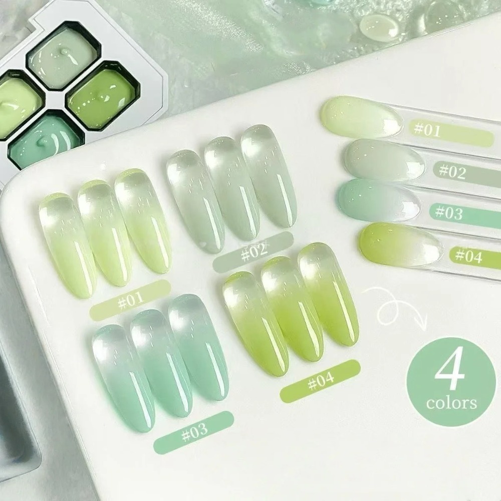 1 Spring and summer four grid  - đánh giá và giá Nail Art Painting
