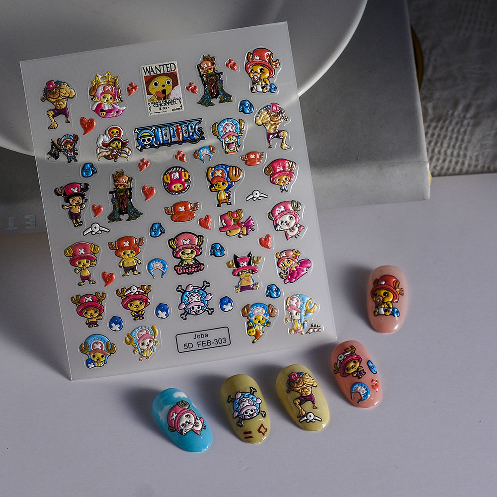 1PCS 5D Portable ONE PIECE Nai - đánh giá và giá Nail Art Zoro One Piece