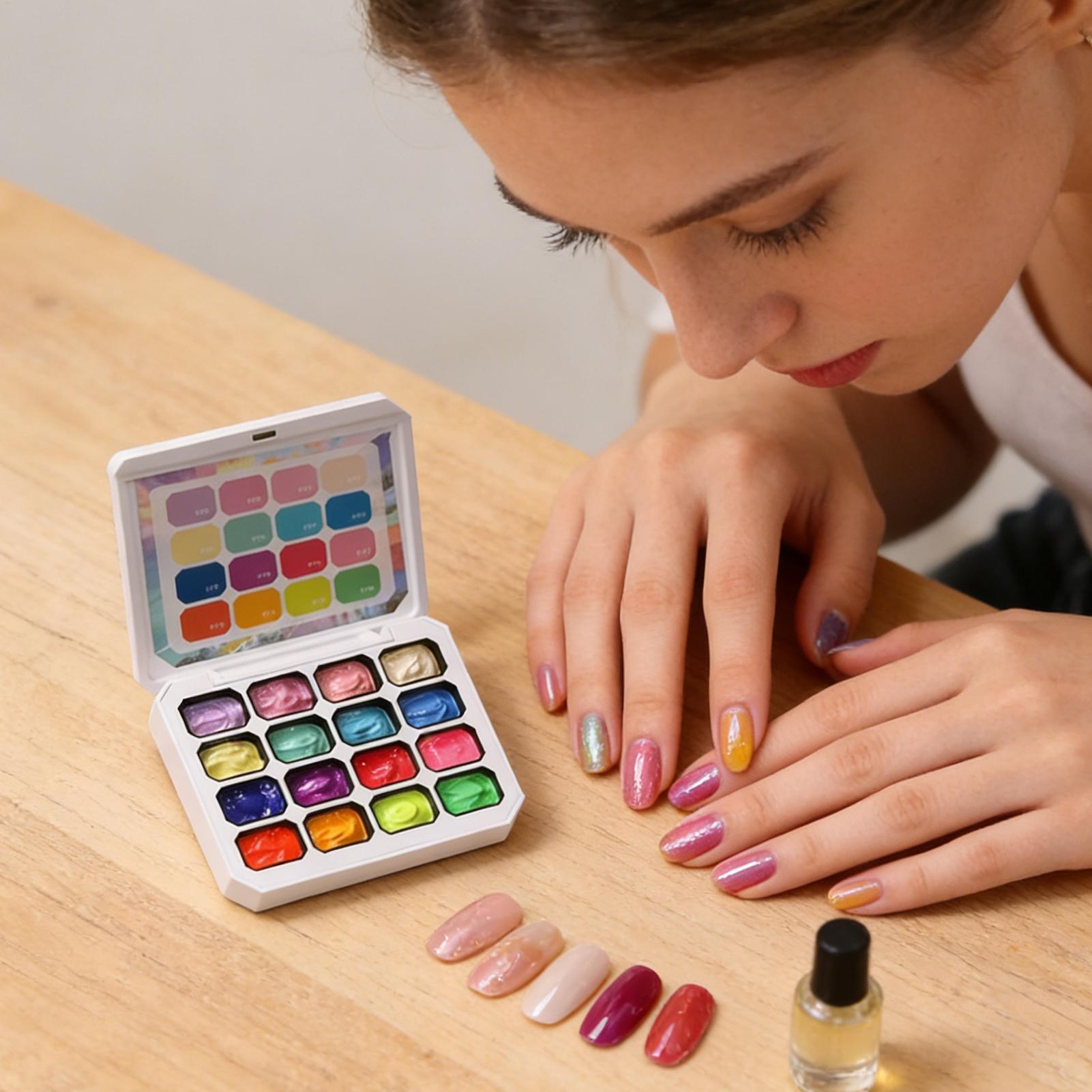 Gel Nail Polish Set 16 Colors  - đánh giá và giá Nail Gel Polish Set