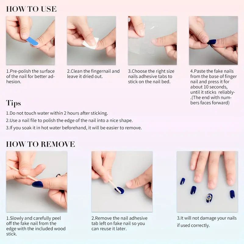10 PCS Luxury Handmade Press o - đánh giá và giá Nail Adhesive Tab