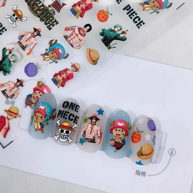 One Piece New Cartoon Luffy Ch - đánh giá và giá Nail Art Zoro One Piece