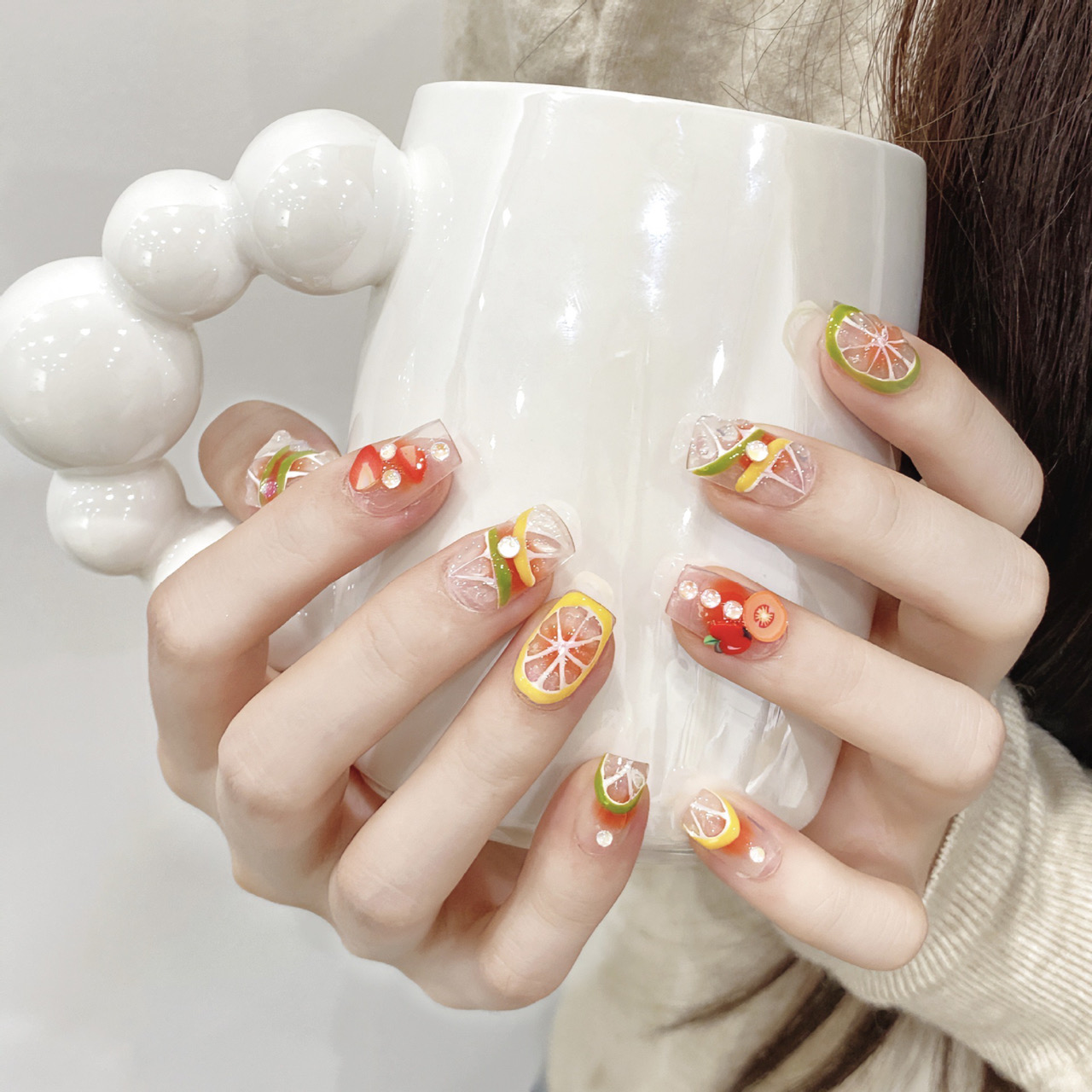 10 Pcs Luxury Handmade Press o - đánh giá và giá Nail Adhesive Tab