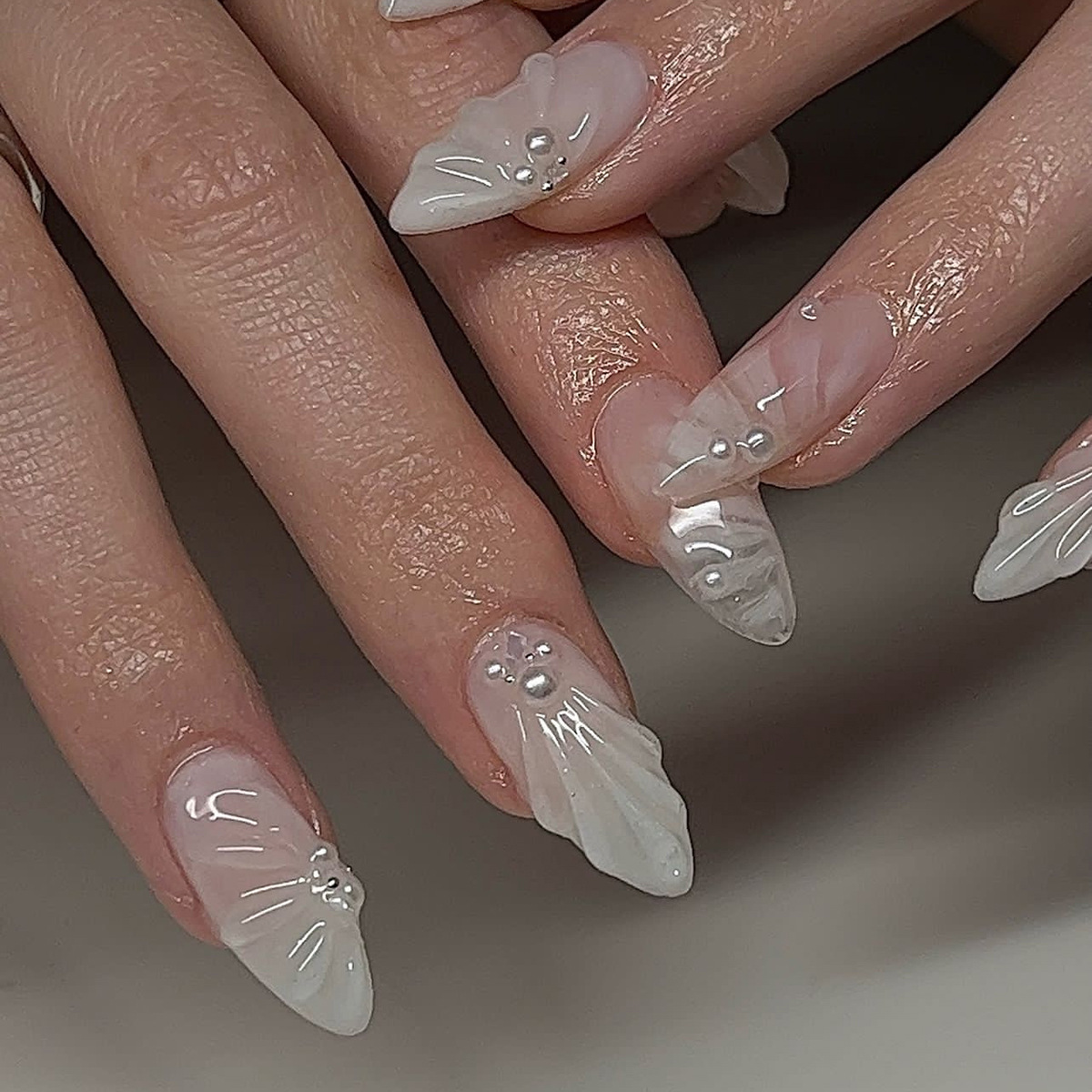 24pcs Simple Green French Fake - đánh giá và giá Nail Art Oval