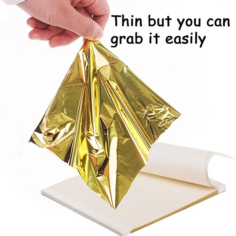 200Pcs Golden Leaf Foil Leaf S - đánh giá và giá Nail Art Painting