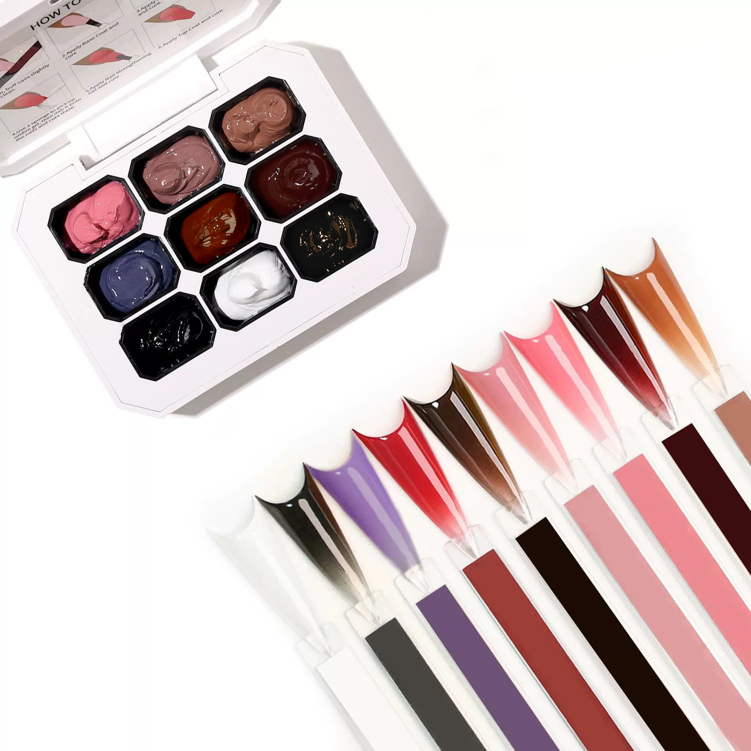 9 Color Gradient Painting Gel  - đánh giá và giá Nail Art Painting