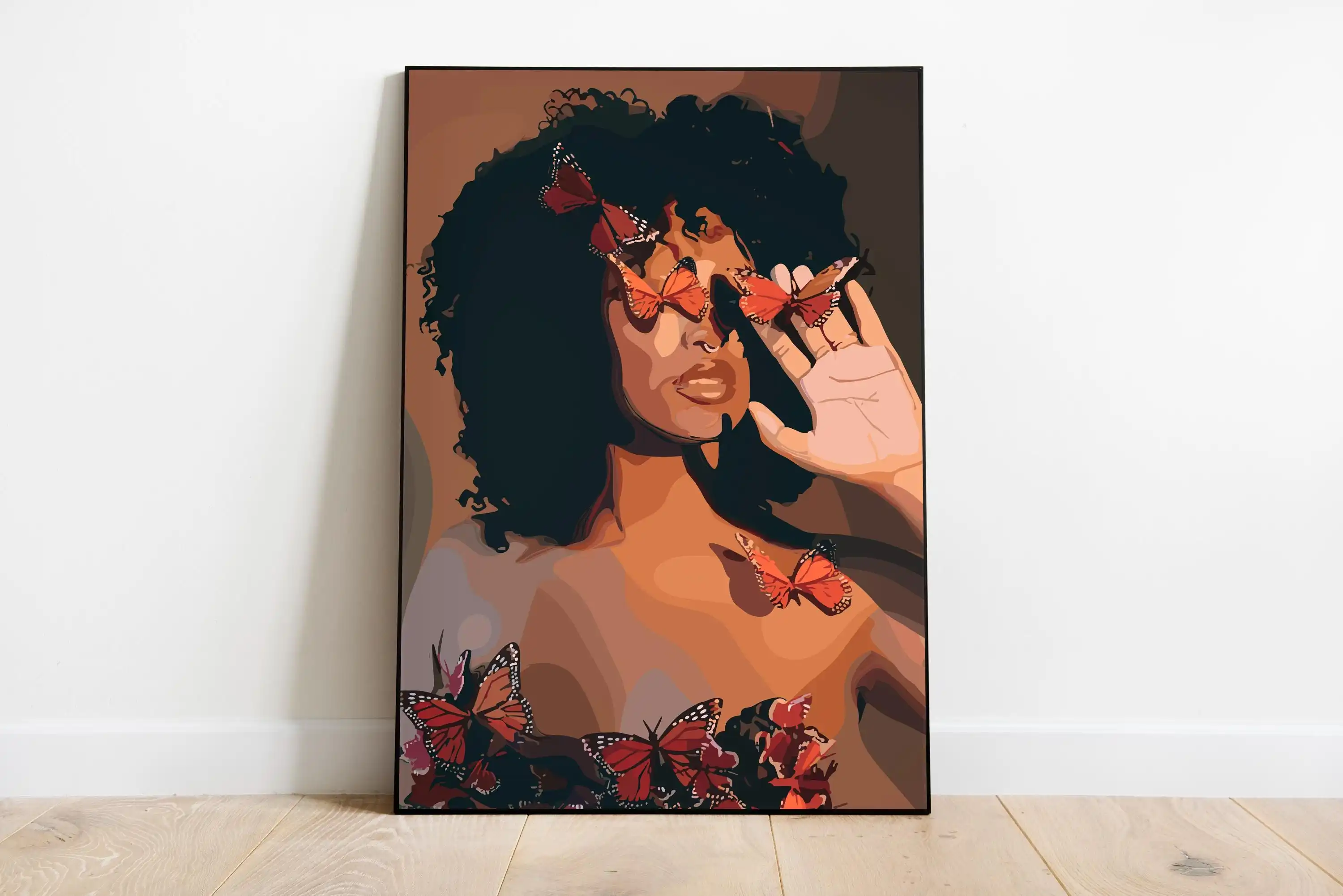 Black Girl Fashionable Women N - đánh giá và giá Nail Art Painting