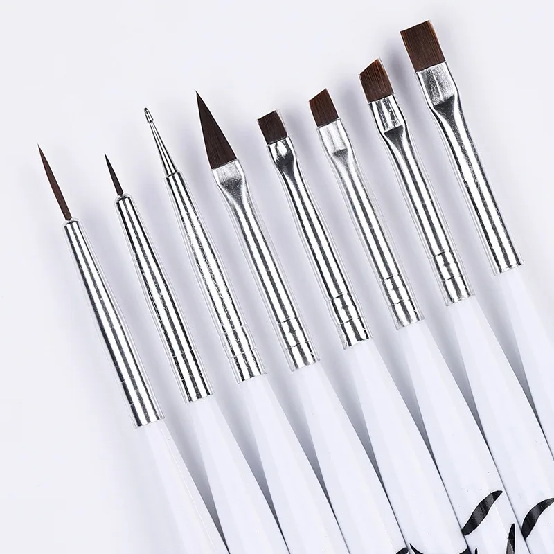 Nail Art Brush Ombre Brushes U - đánh giá và giá Nail Gel Polish Set