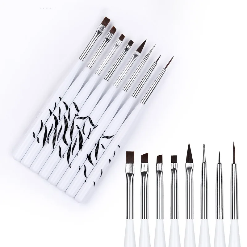 Nail Art Brush Ombre Brushes U - đánh giá và giá Nail Gel Polish Set