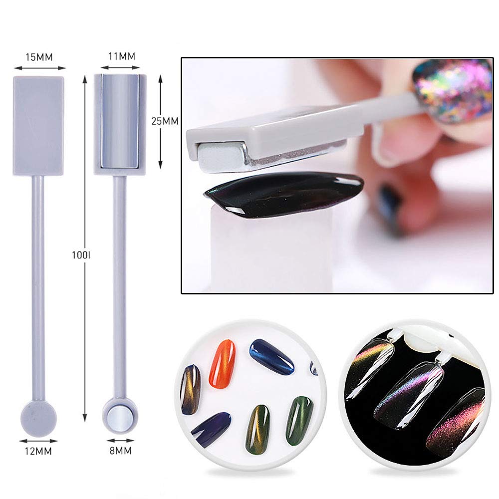 YIKOOLIN 3D Cat Eyes Magnet Ma - đánh giá và giá Nail Gel Polish Set