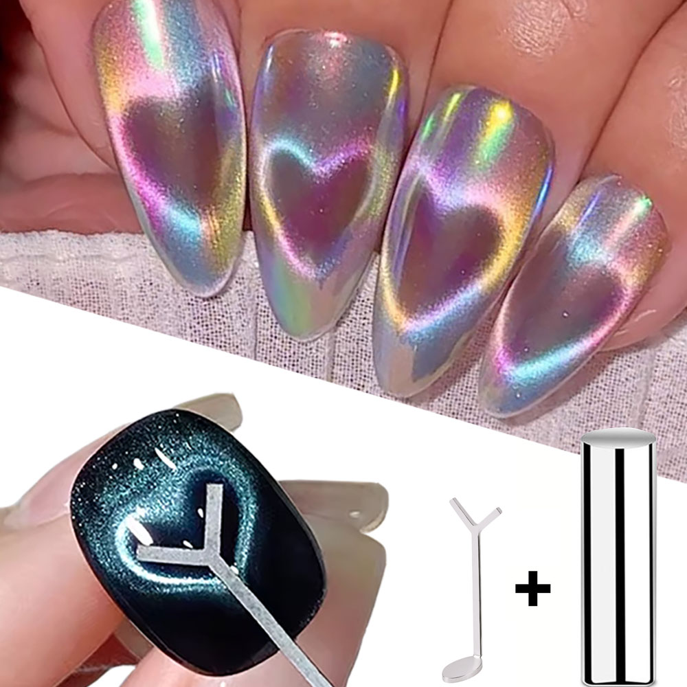 1/2/3/4pcs Y-Shaped Heart Cat  - đánh giá và giá Nail Gel Polish Set