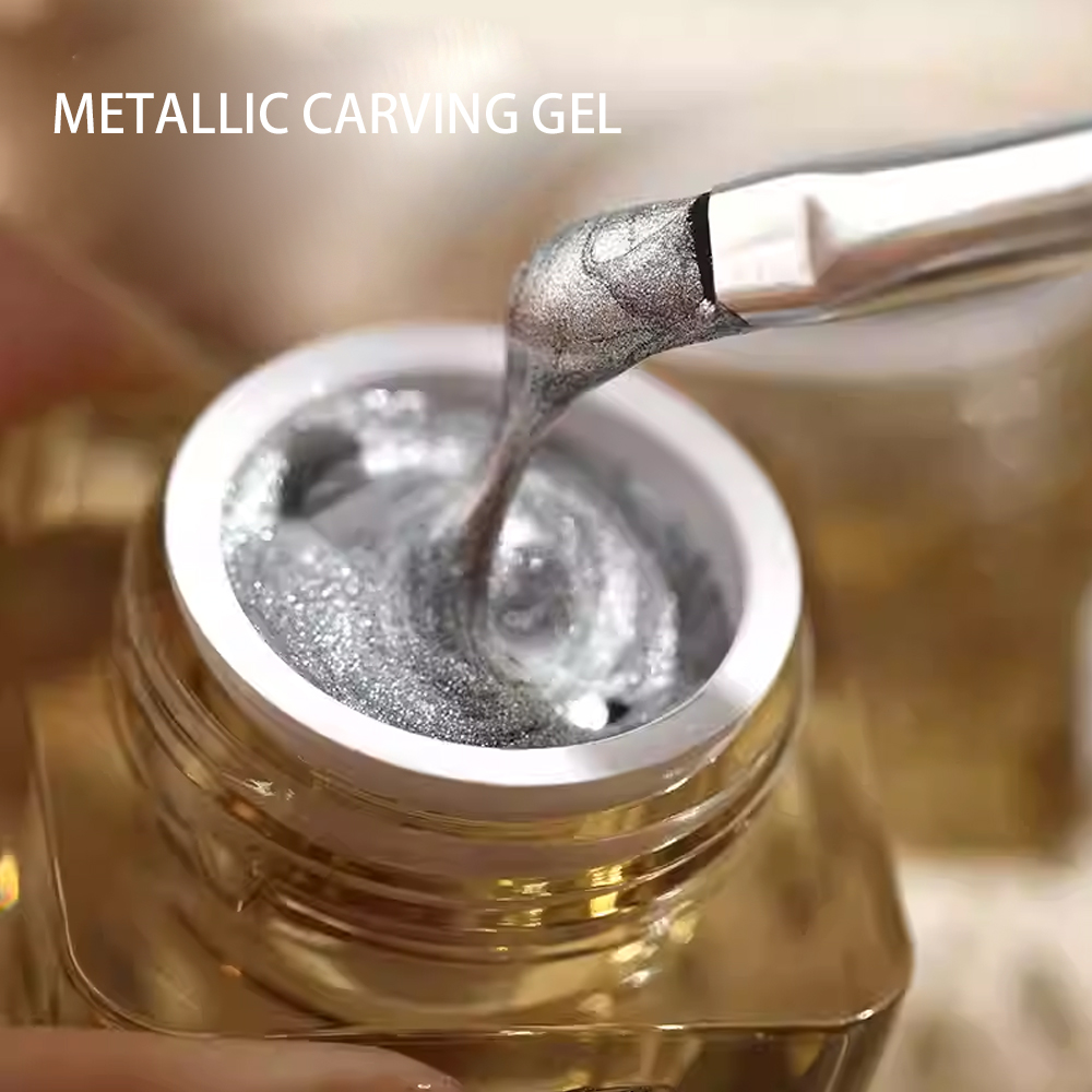8g Metallic Carving Gel 3D Emb - đánh giá và giá Nail Art Painting