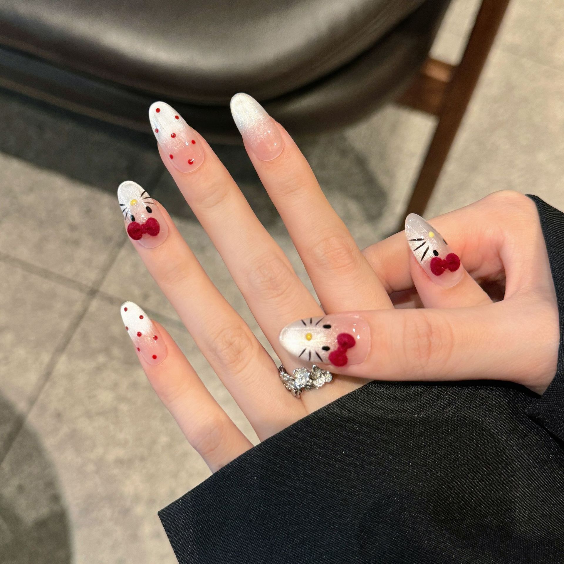 10pcs Pure Hand Pressed Oval N - đánh giá và giá Nail Art Oval