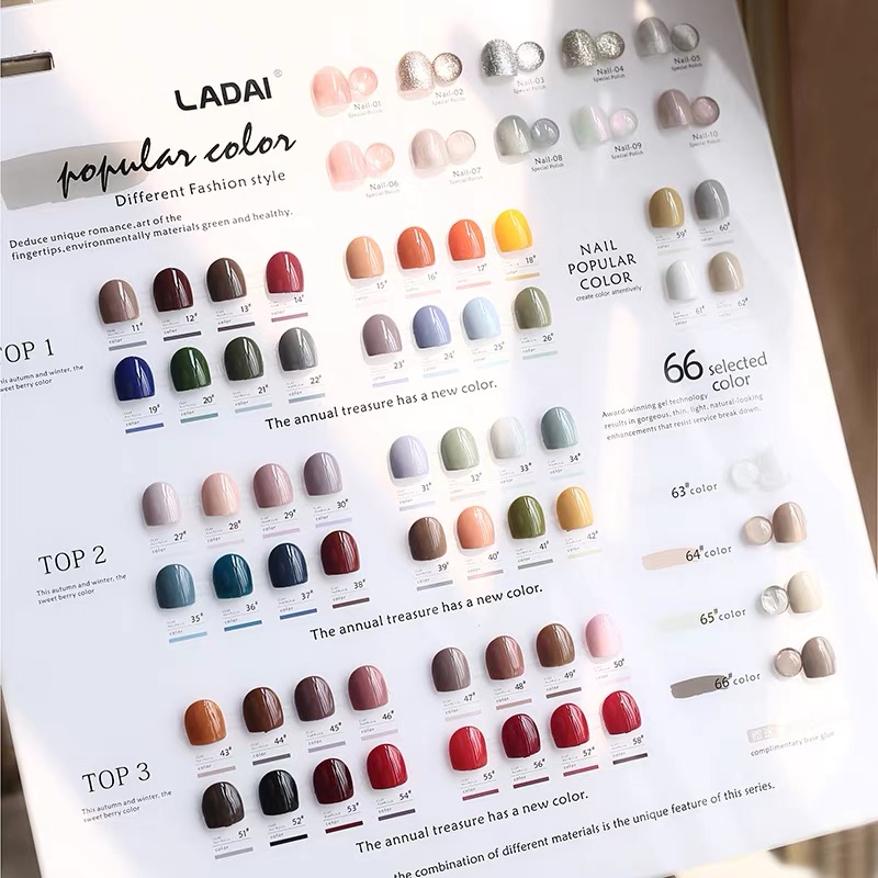 LADAI 66 Colors New Trend Whol - đánh giá và giá Nail Gel Polish Set