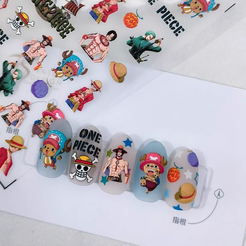 One Piece 2025 New Cartoon Cut - đánh giá và giá Nail Art Zoro One Piece