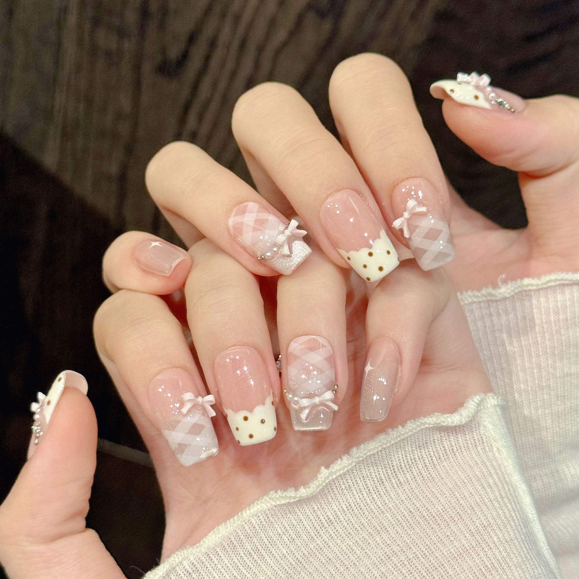 10 PCS Luxury Handmade Press o - đánh giá và giá Nail Adhesive Tab
