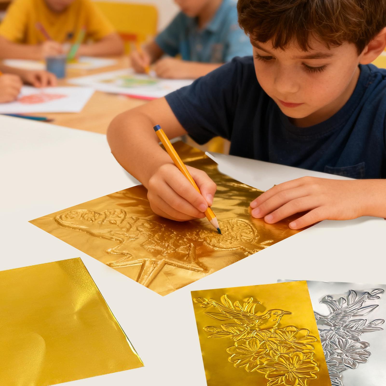 Foil Paper For Crafts 100 Piec - đánh giá và giá Nail Art Painting
